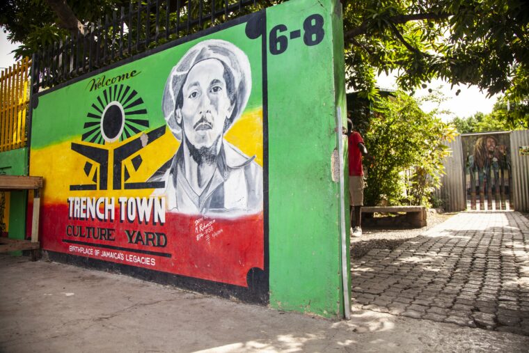 Trench Town Culture Yard Tour. The best tours and excursions in Jamaica. Book the best waterfall, boating, cultural, Horse Riding, Swimming & Bamboo Rafting, Fishing, Dunns Party Catamaran, Climb & Zipline, Waterfalls and Horseback Riding tours across Jamaica with www.jamescarvertours.com